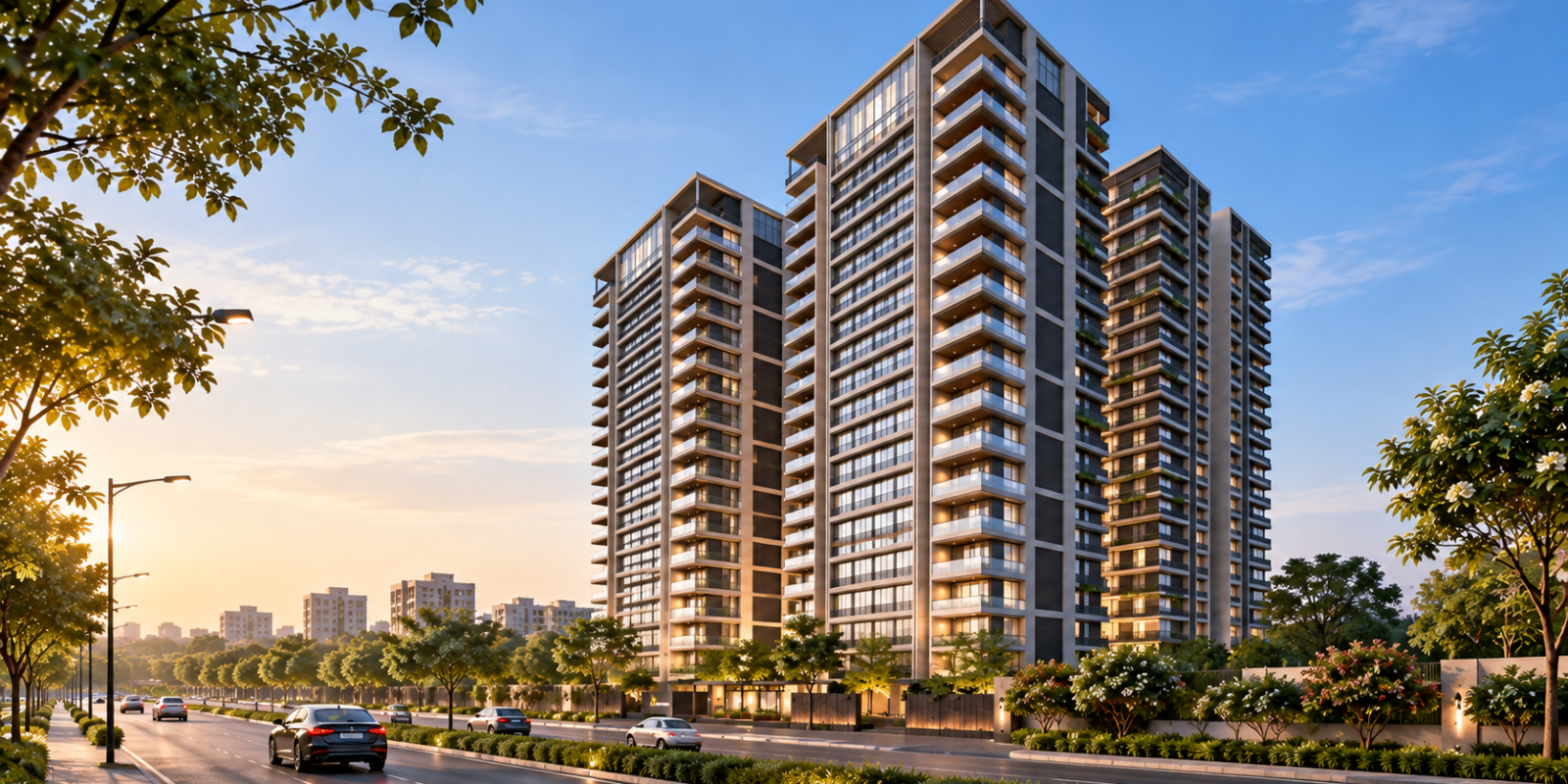 High End Residential Segment on Thaltej - Shilaj Road