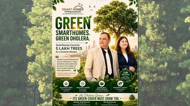 Green SmartHomes, Green Dholera: SmartHomes Pledges 5 Lakh+ Trees for a Sustainable Future